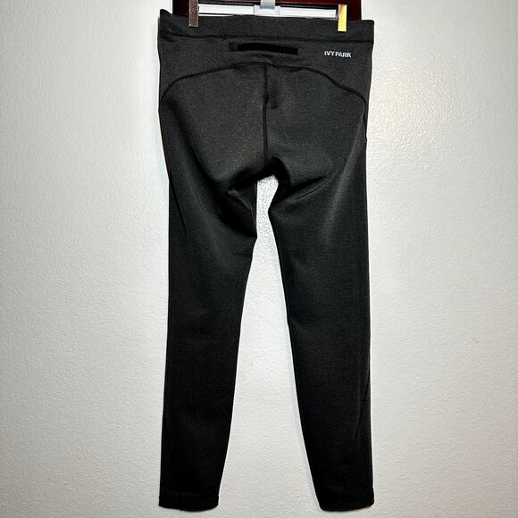 Ivy Park Beyonce "V" Leggings Mid Rise Ankle Length Stitching Detail Gray L 32" - Picture 6 of 6